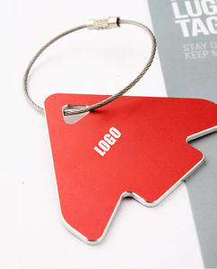 Xinrunjin Double face gravé lettrage conception en alliage d'aluminium étiquettes à bagages accessoires de voyage cadeaux promotionnels et d'affaires - Product Image 5