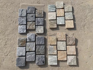 Pavés de patio à motif d'éventail en pierre de taille personnalisée pour la décoration - Product Image 3