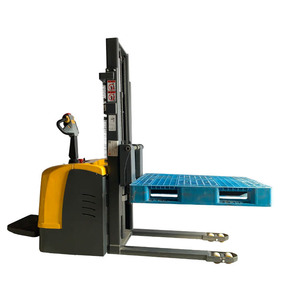 Elevatore elettrico 1 1.5 2 6 ton carrello elevatore in piedi stakers elettrici bonificatori - Product Image 1