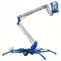 Plataforma Elevadora Remolcable de 14-18 m con Canasta para Personal, Directo de Fábrica, para Mantenimiento de Instalaciones