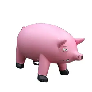 Individuelles aufblasbares rosa Schwein Helium Parade aufblasbares Schwein