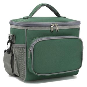 Sac à déjeuner isotherme personnalisé en tissu doux avec polyester imperméable PEVA grande capacité pour pique-nique en plein air - Product Image 1