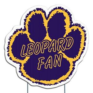 Letrero de Jardín Personalizado con Logotipo, Impermeable, con Forma de Pata, de Vinilo Corrugado, Recortado (23 1/2"x23 1/2") - Product Image 2