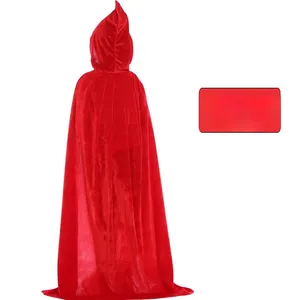 Costume de sorcière pour adulte pour <span class=keywords><strong>Halloween</strong></span>, cape en velours fantaisie, déguisement de carnaval, robe de performance, <span class=keywords><strong>maquillage</strong></span>, en stock, vente en gros - Product Image 5