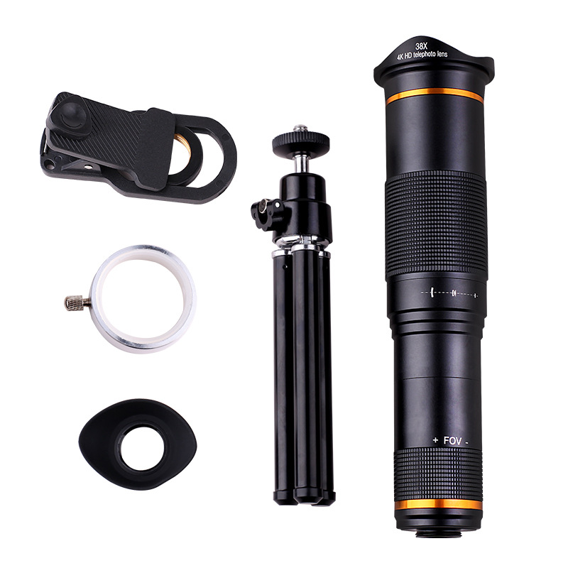 HD 38X Zoom Telescope Lens Control Monocular Phone Camera