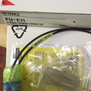 เซ็นเซอร์ไฟเบอร์ทนความร้อน KEYENCE FU-E11 Thrubeam 150°C ระยะตรวจจับ 1300 มม. ตัดได้เองได้ 2 ม. สำหรับ FUE11 - Product Image 1