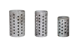 Frasco de perforación de 6,5 "* 7" para fundición de joyas, cilindro de acero inoxidable tipo succión para fundición - Product Image 2