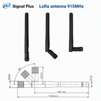 Antenne canard en caoutchouc omnidirectionnelle personnalisée, pliable, connecteur SSMA, antenne de communication, appareils IoT, antenne LoRa 915 MHz