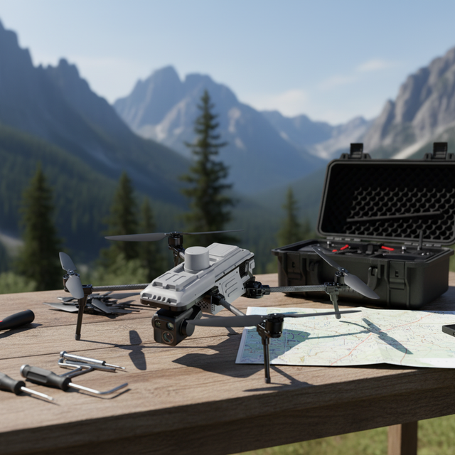 ZSDRONE EM-3T Carbon Fiber Drone 300G Payload 8-15m/s Cruising Speed 25m/s Max Speed 6G Wind Resistance 2.4G/5.8G Transmission