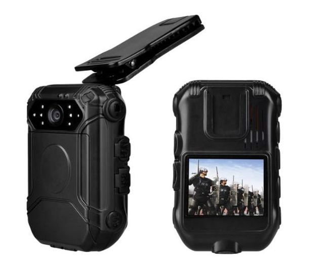 Wearable Body Worn Camera  HD 1296P Video Recorder Cam 140 Degrees 2 Inches Screen Security Recorder