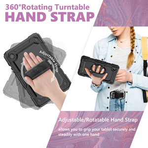 Correa de hombro y soporte giratorio 360 °, funda protectora de pantalla para <span class=keywords><strong>Samsung</strong></span> <span class=keywords><strong>Galaxy</strong></span> <span class=keywords><strong>Tab</strong></span> <span class=keywords><strong>A7</strong></span> <span class=keywords><strong>lite</strong></span>, 8,7 pulgadas, <span class=keywords><strong>T220</strong></span> T225 universal - Product Image 5
