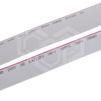 Kabel Ribbon FC Abu-abu Pitch 1.27mm Kabel Koneksi AVR/JTAG Kabel Pipih 10/12/20-64P Gulungan Penuh
