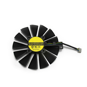 95 มม. 4PIN T129215SM PLD10010S12H T129215BM สำหรับเอซุส สตริกซ์ RX 470 580 570 <span class=keywords><strong>GTX</strong></span> <span class=keywords><strong>1050</strong></span> TI 1070 TI 1080TI กราฟิกการ์ด - Product Image 5