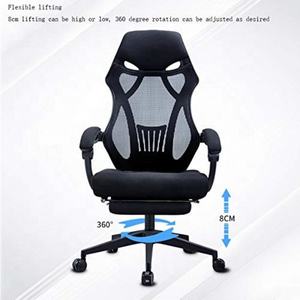 Chaise <span class=keywords><strong>de</strong></span> travail à domicile Mobilier <span class=keywords><strong>de</strong></span> bureau Dossier haut maille Chaise <span class=keywords><strong>de</strong></span> jeu inclinable Siège d'ordinateur Fauteuil <span class=keywords><strong>de</strong></span> joueur avec repose-pieds - Product Image 3
