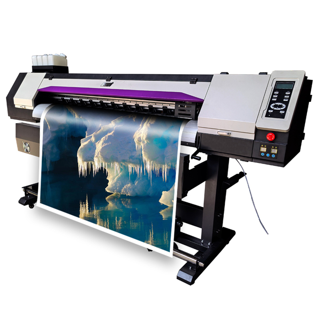 Factory Dx5 Xp600 1.8M Large Format Banner Canvas Vinyl Wallpaper Eco Solven Plotter Printing Machine