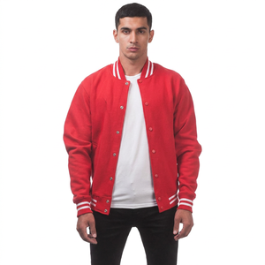 OEM Custom Streetwear Embroidery Plain Letterman <b>Jackets</b> Winter <b>Men</b> Leather Sleeves College Varsity <b>Jacket</b> - Product Image 1
