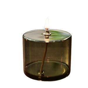 Porte-bougie en <span class=keywords><strong>verre</strong></span> artisanal coloré créatif, <span class=keywords><strong>lampe</strong></span> à huile, décoration pour la décoration de la maison - Product Image 1