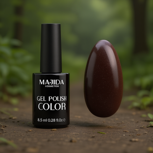 Majida Gel Polish Color 8,5 Ml Brown UV Gel <b>Nail</b> Polish - Product Image 3