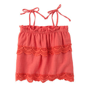 เสื้อเด็กแบบใหม่ ดีไซน์เปิดไหล่ ผ้าตาข่าย แบบผูกคอ จากร้านค้าออนไลน์ - Product Image 2