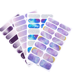 Autocollants <span class=keywords><strong>pour</strong></span> ongles dégradés de paillettes holographiques 3D de qualité supérieure matériau PET brillant imperméable <span class=keywords><strong>pour</strong></span> adolescentes vendeur chaud avec <span class=keywords><strong>Art</strong></span> - Product Image 3