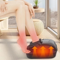 Outil de massage électrique pour spa des pieds Compression d'air Vibration Thérapie par la lumière rouge Masseur de pieds shiatsu