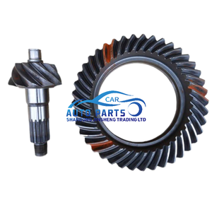 Piñón de corona 700P 8970618460 diámetro exterior 320mm para ISUZU FRR NNR NPR Gear Set 41/<span class=keywords><strong>10</strong></span> relación de velocidad - Product Image 1