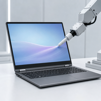 Nouvel ordinateur portable professionnel de conception créative avec écran tactile pliable à 360 degrés de 15,6 pouces, AMD Ryzen 3 3200U, 16 Go de RAM, 512 Go de SSD, Windows 11