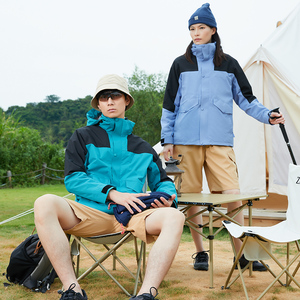 2 en 1 impermeable esquí senderismo ropa a prueba de viento personalizado rompevientos abrigos de invierno chaquetas impermeables para hombres - Product Image 3