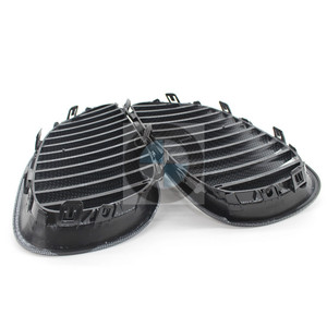 Parrilla Delantera de Fibra de Carbono para BMW Serie 5 E60 E61, Pieza de Mejora de Plástico ABS para Reequipamiento, Modelo A E60 TW - Product Image 4