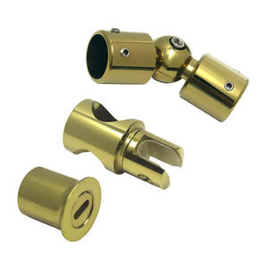 Connecteur de fixation pour porte de douche, tube rond universel, accessoires de porte en verre de salle de bain, pièces de fixation, support à bride - Product Image 3