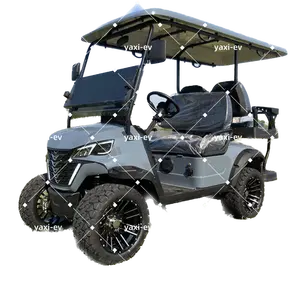 Golf arabası elektrikli sepeti 72V 7.5KW lityum iyon batarya elektrikli Off-road sınıf bir elektrikli paslanmaz çelik Golf itme arabası