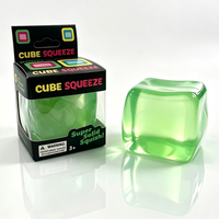 Jouet anti-stress populaire, portable, mignon, de poche, en forme de cube carré, pour la décoration de bureau