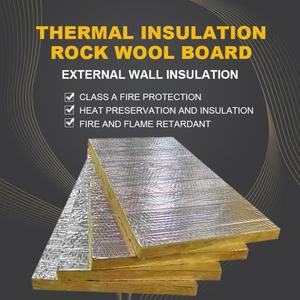 Pannello isolante in lana di roccia fonoassorbente pannello termico in lana di roccia - Product Image 2