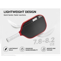 Raquette de pickleball Pro V avec technologie KineticFrame, noyau de propulsion de 16 mm, bord en hyperfoam, approuvée par l'USAPA, raquette en fibre de carbone professionnelle