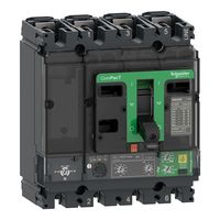 100% Original 240A4P Molded Case Circuit Breaker, Rated 690V AC, 8 KA Breaking Capacity, Fixed Type, ComPacT NSX Series