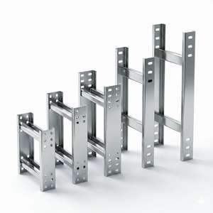 Matériaux de construction : Système de support de chemin de câbles perforé en métal pour échelle de câbles - Product Image 1