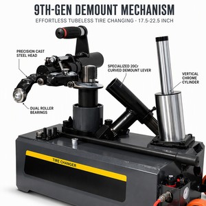 Smontagomme Orizzontale Mobile Elettrico Pneumatico per Officina - Product Image 1