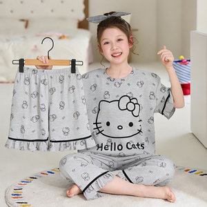 Vente directe d'usine, pyjamas pour enfants sur mesure, 100% coton, doux et chauds, imprimés de dessins animés, vêtements de détente pour garçons et filles, vêtements d'été - Product Image 6