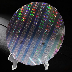 6-12 Inch <strong>Silicon</strong> <strong>Wafer</strong> Chip Display Sample NG Test <strong>Wafer</strong> Semiconductor Souvenir Decoration Gift - Product Image 1