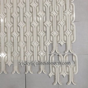 Factory Price Hotel <strong>Background</strong> Natural 20X20mm Square Mother of Pearl Shell Mosaic Tile for Bathroom Wall - Product Image 6