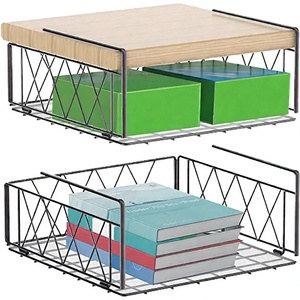Paniers de rangement suspendus en métal personnalisés avec poignée pour vêtements sales - Écologiques - Product Image 2
