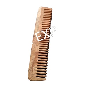 Handmade Polished Eco-Friendly Wooden Comb Set Natural Wood Rectangle Shape Durable Craft for Wedding Decoration & Gift - Product Image 2