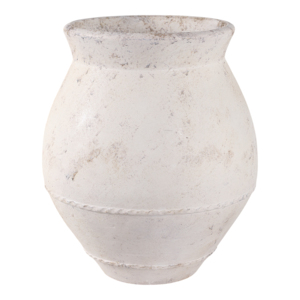 Vaso in Ceramica Rotondo Tradizionale, Vaso Rustico in Terracotta per Fiori, Decorazione per Casa, Camera da Letto, Ufficio e Tavolo - Product Image 3