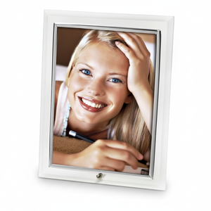 Cadre photo en cristal avec verre vertical 100x150mm, cadre en métal, impression sérigraphique décorative, taille 5x7 - Product Image 2
