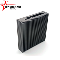 Boîtier d'amplificateur de puissance en alliage d'aluminium sur mesure, niveau de protection IP54, boîtier de carte de circuit imprimé, boîtier électronique personnalisé