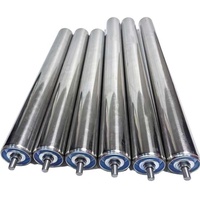 Rouleaux de convoyeur diamètre 25 38 40 50 60 76 89, acier inoxydable ss304, rouleaux de convoyeur galvanisés, rouleaux de convoyeur à chaîne