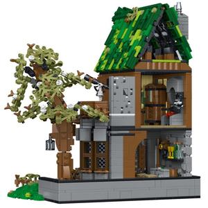 Mork 033033 1872 pièces, architecture médiévale 3D, bistro, mini briques, ensembles de blocs de construction - Product Image 2