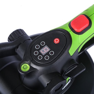 Larix mesin Vibrator ubin genggam, 2 baterai 21V 6 kecepatan dapat diatur dengan tampilan LCD 220V kelas DIY - Product Image 2