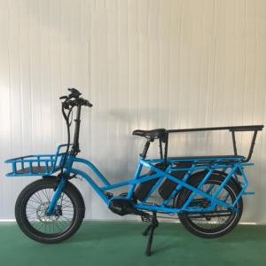 Vélo électrique à double batterie, 48v 500w, vélo cargo à entraînement central - Product Image 4