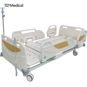 Lit médical manuel YUDA, lit d'hôpital, structure en acier inoxydable, certifié ISO/CE, garantie 1 an pour les soins aux patients - Product Image 1